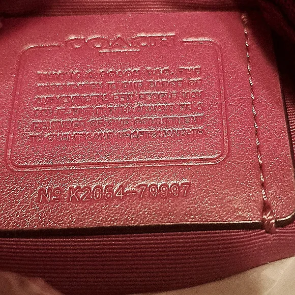 NEW Coach  Prairie Burgundy Satchel and Crossbody Excellent Condition - Picture 12 of 14